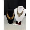 Image 1 : Two Vintage Metal Necklaces