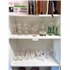 Image 1 : 1 Large Lot of Crystal Glasses, Vases, Pinwheel etc.