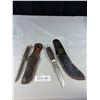 Image 1 : 2 Vintage Knives with Sheaths