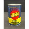 Image 3 : Vintage Full Sturdie 1L Motor Oil Tin in Very Good Condition