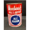 Image 2 : Vintage Woodwards All Season Motor Oil Tin