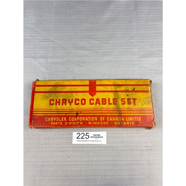 Chrysler Corporation of Canada Chryco Cable Set Empty Box Nice Graphics