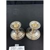 Image 5 : Pair of Birks Silver Plated Candle Stick Holders