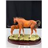 Image 2 : Ruby's Collection 2 Decorative Horses on Stand