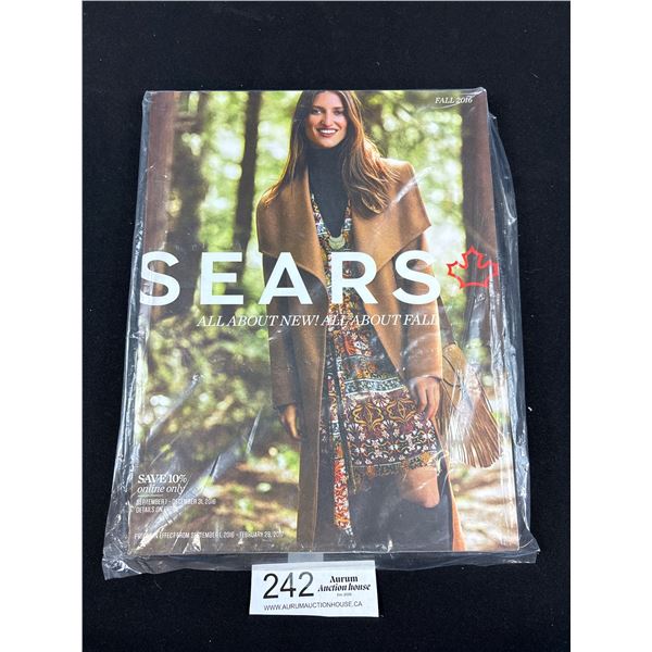2016 Sears All About Fall Catalogue in Bag