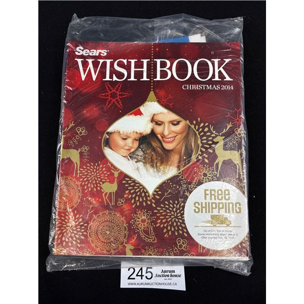 2014 Sears Christmas Wishbook Catalogue in Bag