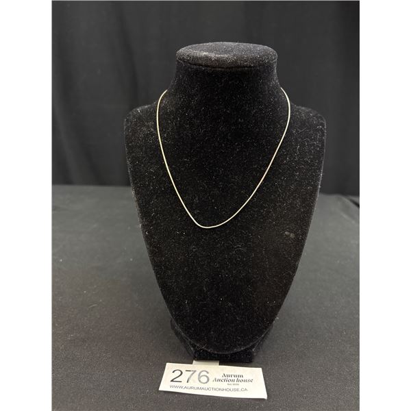 16" Sterling Coin Necklace/Chain