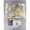 Image 1 : Nice Lot of Vintage Canadian Vintage Stamps on Sheet and in Bag