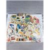 Image 3 : Nice Lot of Vintage Canadian Vintage Stamps on Sheet and in Bag