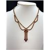 Image 2 : Pretty Ruby Red Rhinestone Necklace