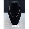 Image 1 : 18" Long Sterling Silver Chain Weighs 18.4 Grams