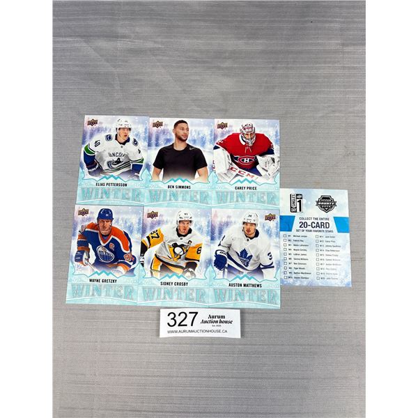 Lot of Upper deck 2019 Winter Trading Cards