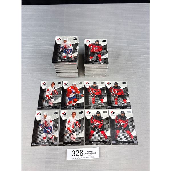 Large Lot of Team Canada upper Deck Trading Cards