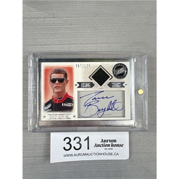 Tanner Berryhill Autograph Jersey Racing Trading Card Numbered
