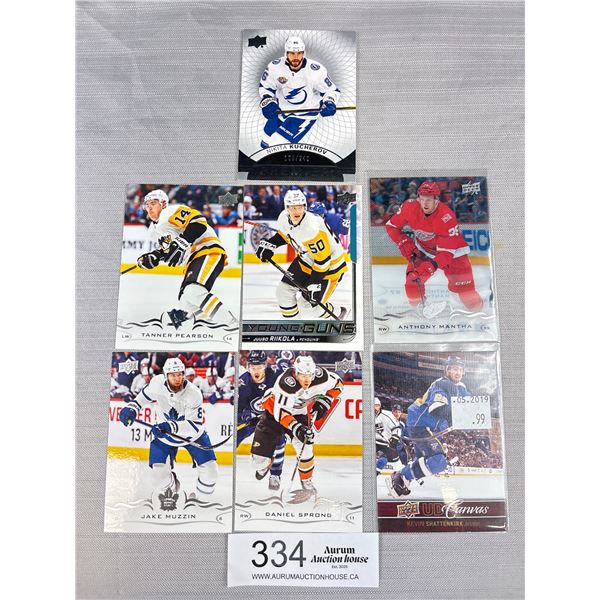 Lot of Upper Deck Trading Cards Young Guns Etc 2018