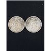 Image 2 : 1965 + 1966 Canadian Silver 50c Coins