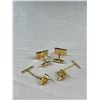 Image 3 : Lot of Mens Cufflinks + Tie Jewelry