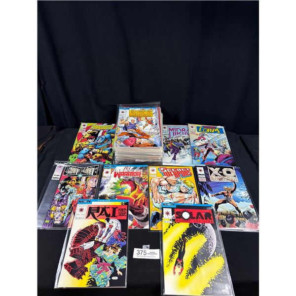 Large Lot of 50+ Vintage Comics on Board in Bag