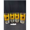 Image 1 : 1974 $1 Million Olympic Lottery Canada - Rare Set of 4 Cocktail Glasses