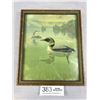 Image 4 : Pair of Vintage Prints - Loons (Signed By ) and Ocean Shore