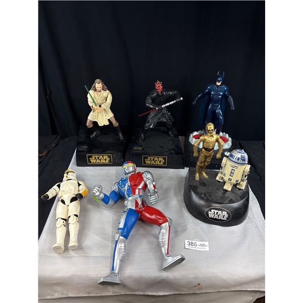 6 Star Wars etc. Figures