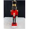 Image 2 : Lg Wooden Nutcracker Feathered Hat, Approx 15" Tall