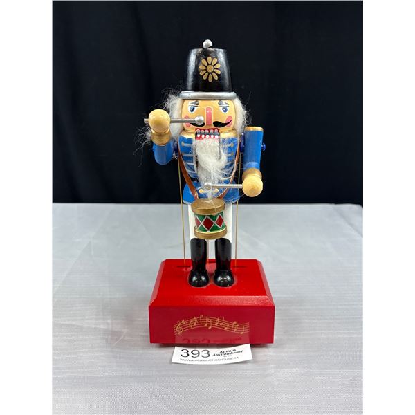 Musical Wind Up Musical Nutcracker, Moving, Working, Approx 11" Tall