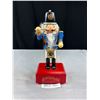 Image 1 : Musical Wind Up Musical Nutcracker, Moving, Working, Approx 11" Tall