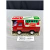 Image 1 : NOS Mint Condition 1976 Buddy L Coca-Cola Metal Delivery Truck, Box Dated Back. Approx 5" Long