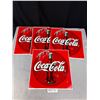 Image 4 : 17" Tall Coca-cola wooden sign + four large coca cola decals