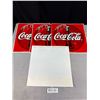 Image 5 : 17" Tall Coca-cola wooden sign + four large coca cola decals