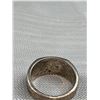 Image 3 : A Heavy Quality Siam Sterling Ring (Black Enamel)
