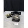 Image 1 : Vintage Black Rotary Telephone