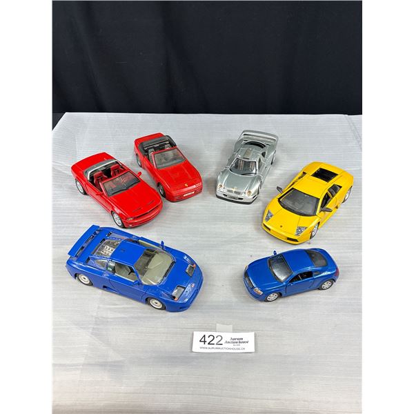 6 Diecast Cars