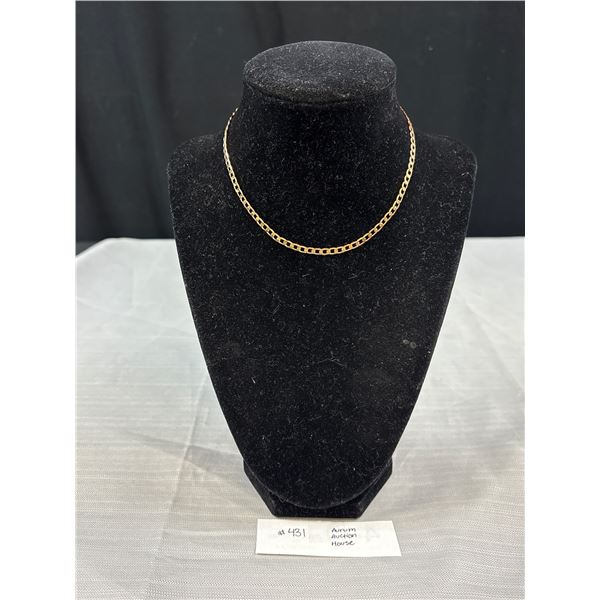 Beautiful Dainty Choker Necklace, Marked K18