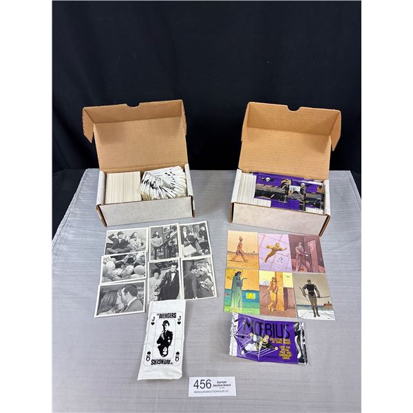 2 Boxes of Vinatge Trading Cards 93 Avengers and Mobious