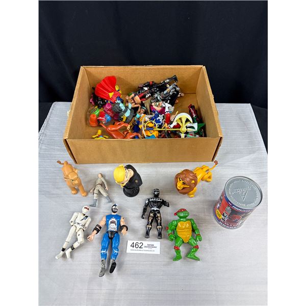 Vntage Lot of 1980s and 90s Action Figures etc