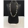 Image 1 : Vintage Double Length Various Glass + Crystal Beads Necklace