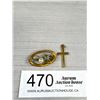 Image 1 : Antique Brooch + Cross Pendant