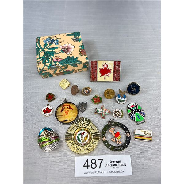 Collection of Vintage Pins, Pendants etc