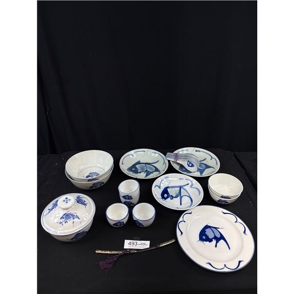Nice Collectible lot of Feng Da Dishes etc