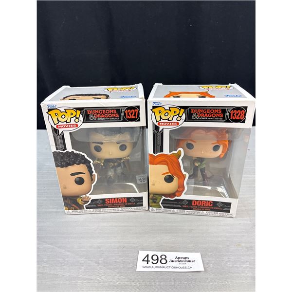 2 Funko Pops D&D Simon and Dorrick