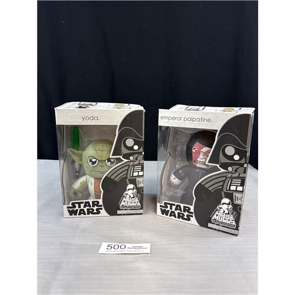 2 Mighty Mugs Star Wars Yoda and Emperor Palpatine