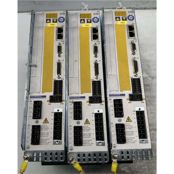 (3) Kollmorgen #S70302-NANANA ServoStar Drives