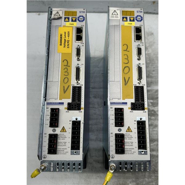 (2) Kollmorgen #S70362-NANANA ServoStar Drives