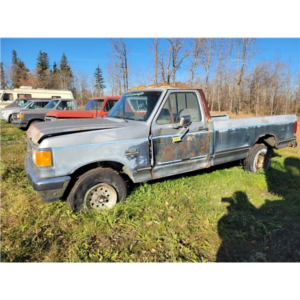 1988 Ford F150 XLT Lariat, 4x4 auto V8, SN. 2FTEF14N0JCB29625, not running