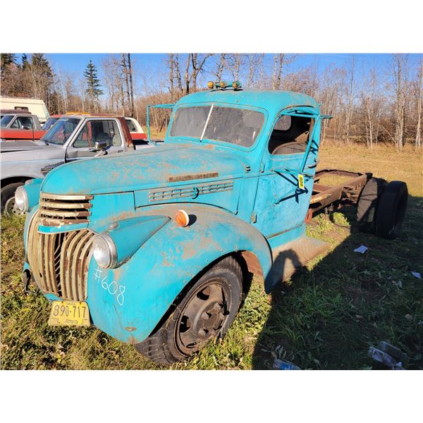 1940s Chev. Maple Leaf, no visible SN., 6 cyl., not running