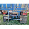 Image 12 : Approx. 38 ft. Fruehauf grain trailer, 3 hoppers, roll-tarp, 11R22.5 rubber, need repairs, no visibl