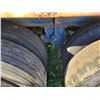Image 14 : Approx. 38 ft. Fruehauf grain trailer, 3 hoppers, roll-tarp, 11R22.5 rubber, need repairs, no visibl