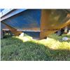 Image 8 : Approx. 38 ft. Fruehauf grain trailer, 3 hoppers, roll-tarp, 11R22.5 rubber, need repairs, no visibl